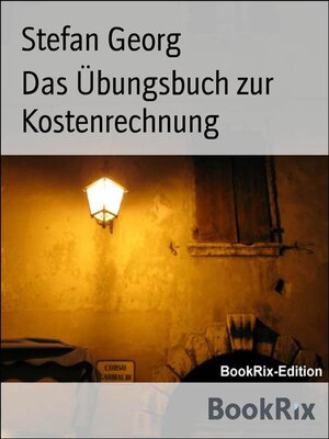 cover image of Das Übungsbuch zur Kostenrechnung